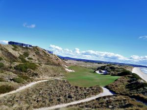 Barnbougle (Lost Farm) 15th Tee Drone